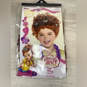 Disney Junior Fancy Nancy Wig With 3 Hair Clips, Child Size New